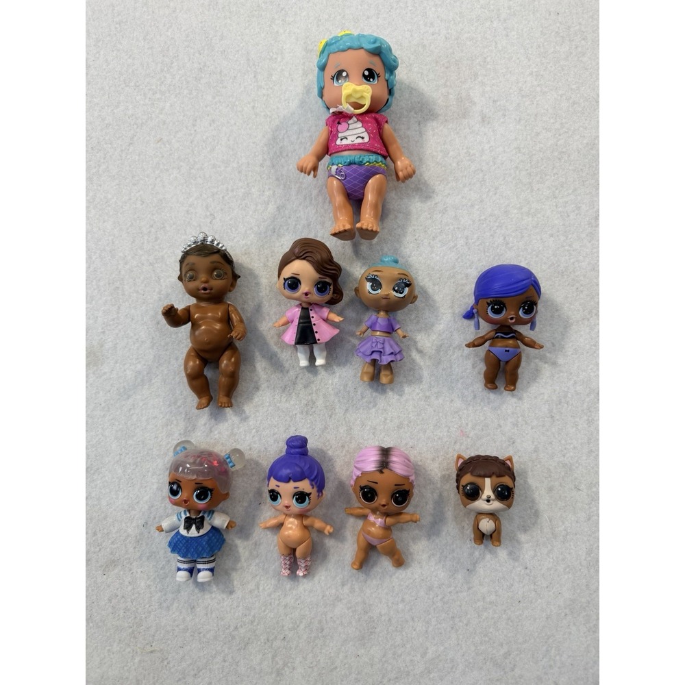 LOL Surprise Dolls Lot of 6 and A Lot Of Three Random Dolls.